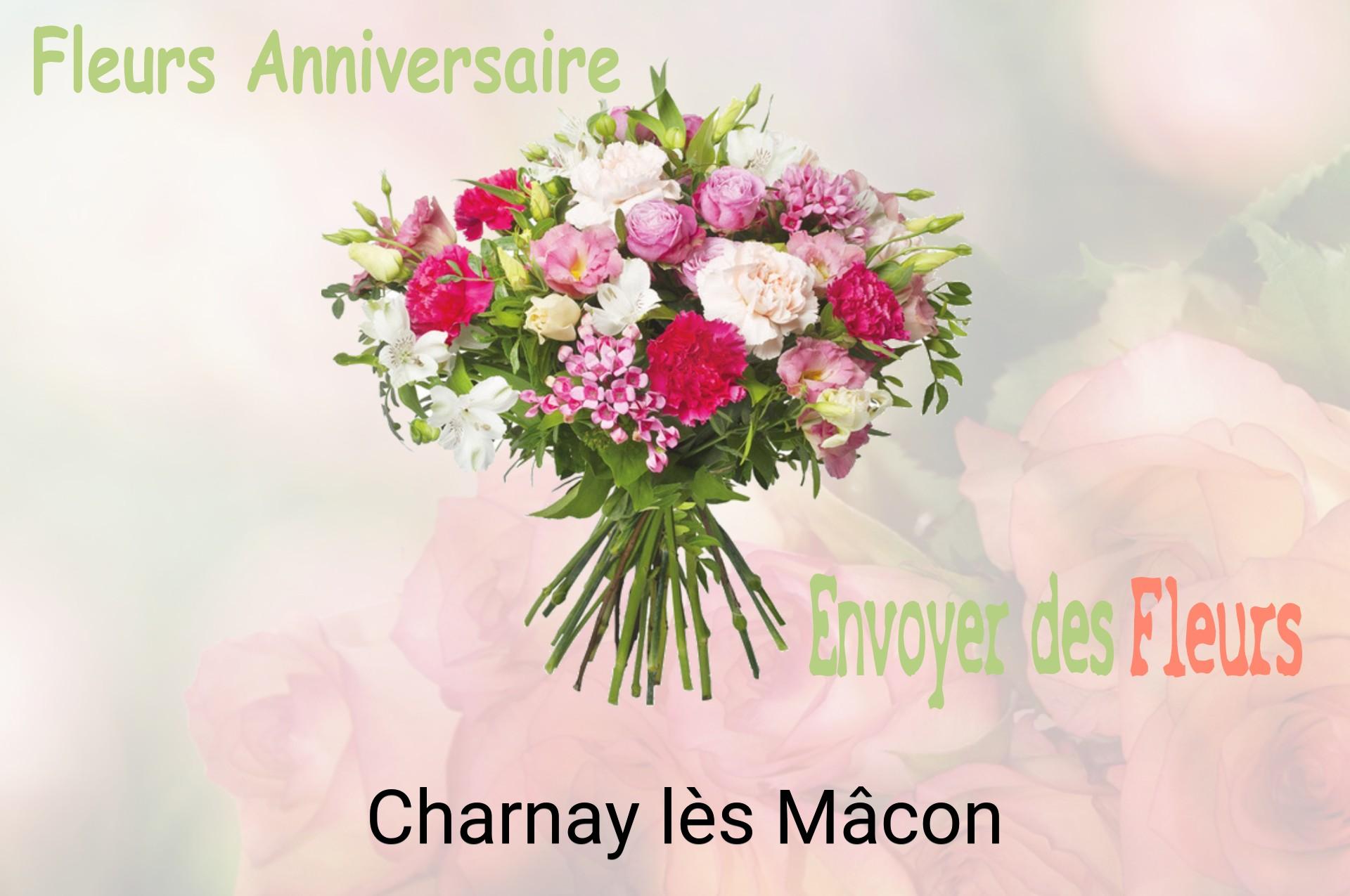 Bouquet de fleurs d’anniversaire livré à Charnay-lès-Mâcon