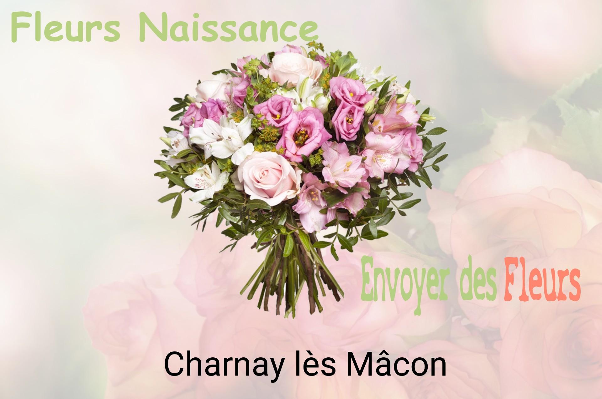 Bouquet de fleurs de naissance livré à Charnay-lès-Mâcon