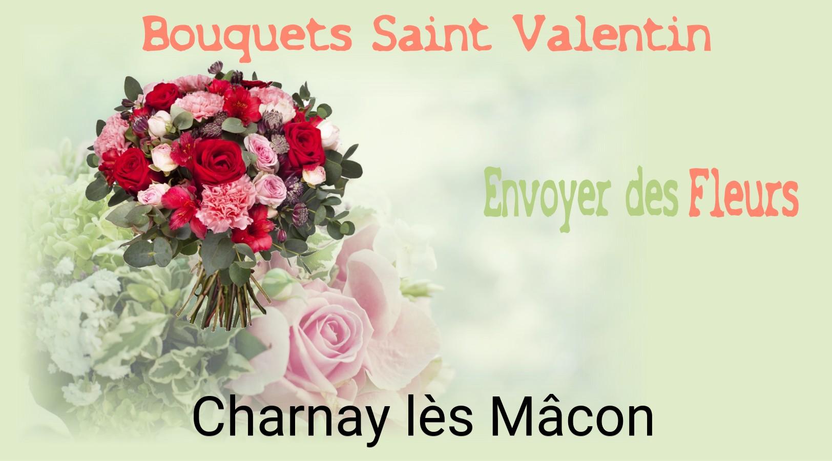 Roses de Saint-Valentin livrées à Charnay-lès-Mâcon